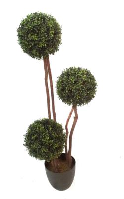 ARB.3BOLAS BUXUS Ø30x120cm.
