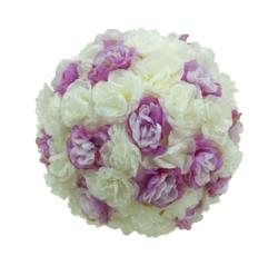 PEONIA BLANCA-ROSAx78FL.BOLA Ø40cm.