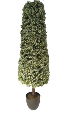 cono de flor silvestre crema con tronco - 100cm