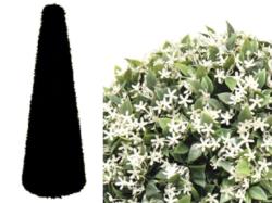 cono de flores silvestres blancas - 205cm
