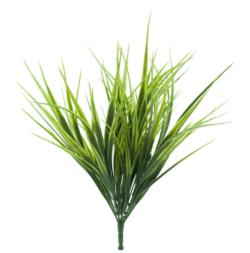 Hierba ancha verde plastico - 40cm